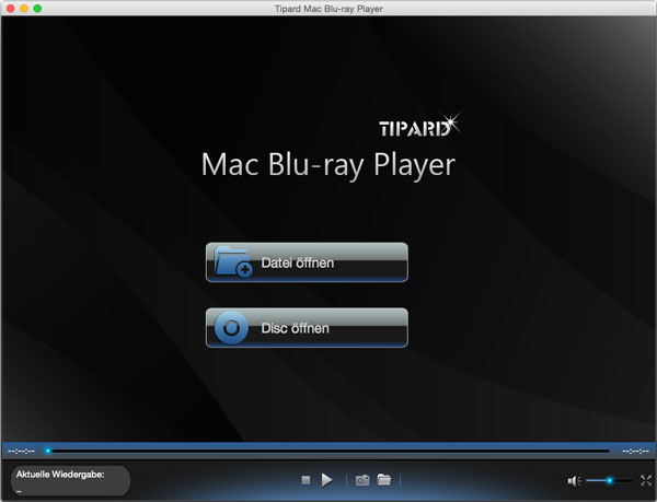 Den Mac Blu-ray Player starten